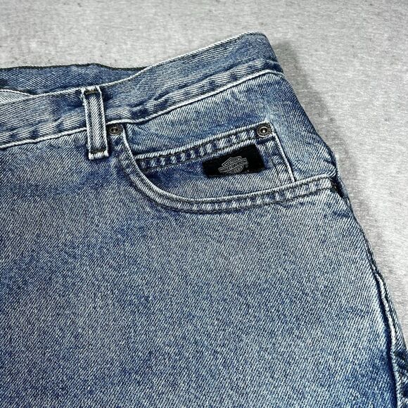 Harley-Davidson Jeans Traditional Fit Straight Motorcycle Mens 42X30 Blue Denim - Picture 4 of 12